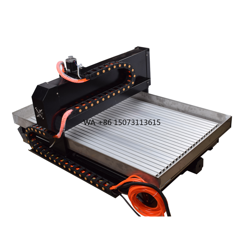 Mini Laser Engraver Cnc Router - 2200 W Wasserkühlungsspindel Stahlkonstruktion Rahmen Mini