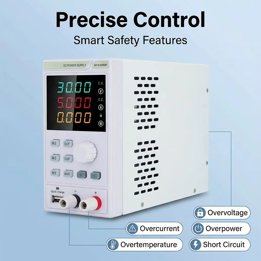 Programmable Dc Power Supply 30V 10A - MY-K3010MP 300W Labor-LG-Spezialnetzteil, einstellbar 0-30V 0-10A,
