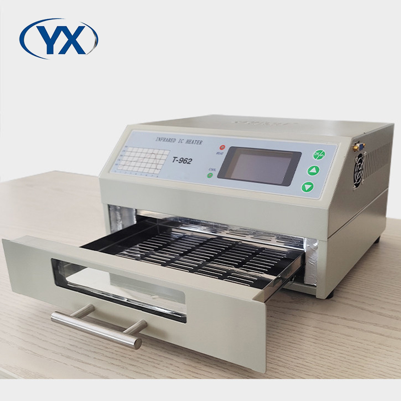 Reflow Oven Pcb T962 - SMT-Montagelinie T962 Desktop SMD Infrarot-Heißluftförderer Reflow