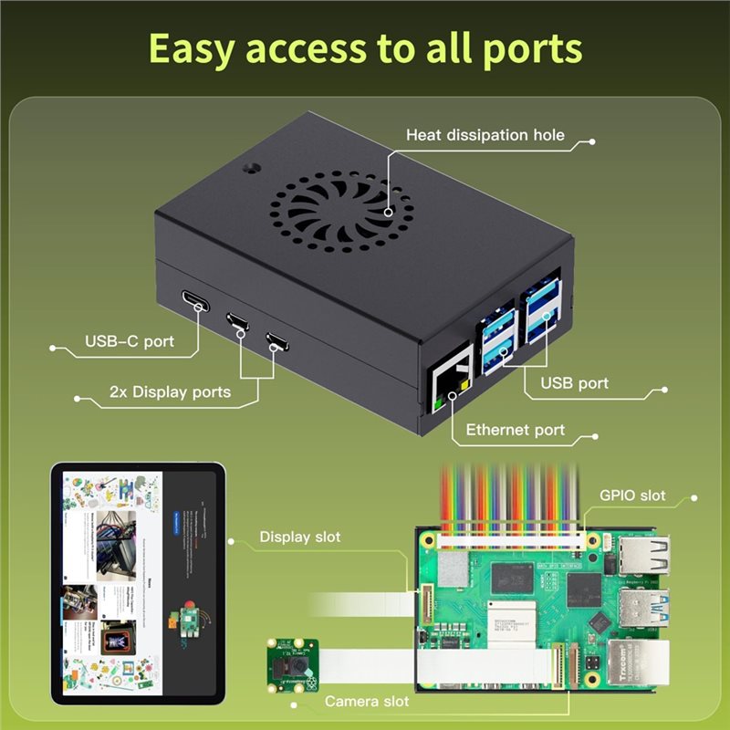 AS95-For Irasptek Starter Kit  – Raspberry Pi 5 8Gb Kit Bewertung und Preis