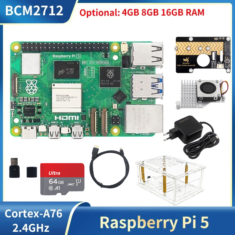 Raspberry Pi 5 4GB 8GB 16GB RA – Raspberry Pi 5 8Gb Kit Bewertung und Preis