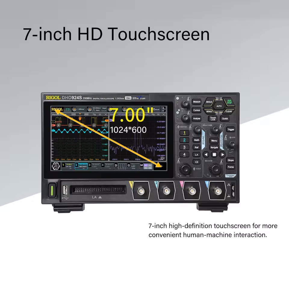 Oszilloskop der RIGOL DHO900-S – Signal Generator Spectrum Analyzer Bewertung und Preis