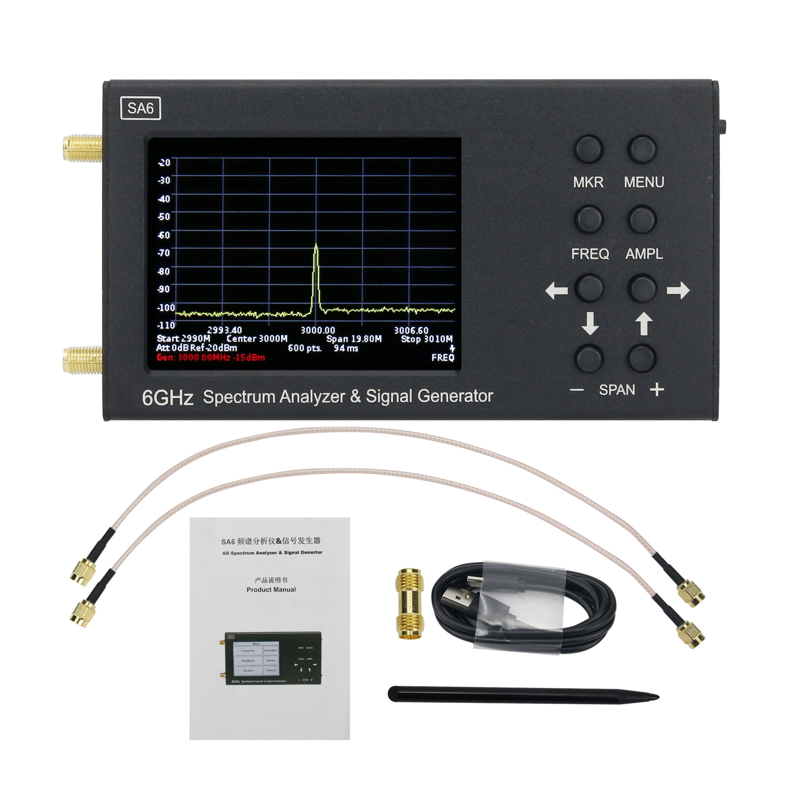 SA6 6GHz Spektrumanalysator Si – Signal Generator Spectrum Analyzer Bewertung und Preis
