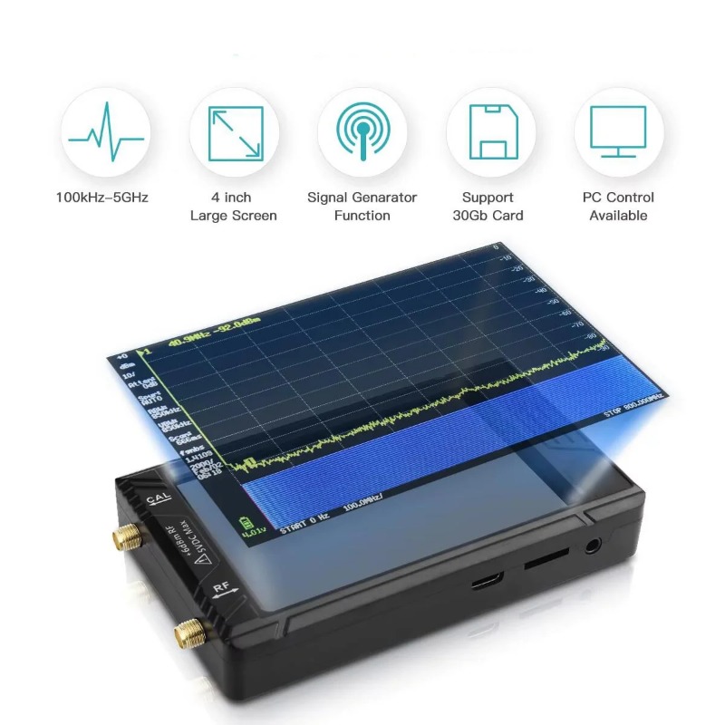 Neuer tragbarer Tiny Spectrum- – Signal Generator Spectrum Analyzer Bewertung und Preis